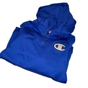 New Royal Blue Champion Athletic Hoodie Women Size Small Fitness Workout Jacket!